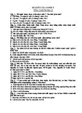 Đề và đáp án kiểm tra Lịch sử lớp 12